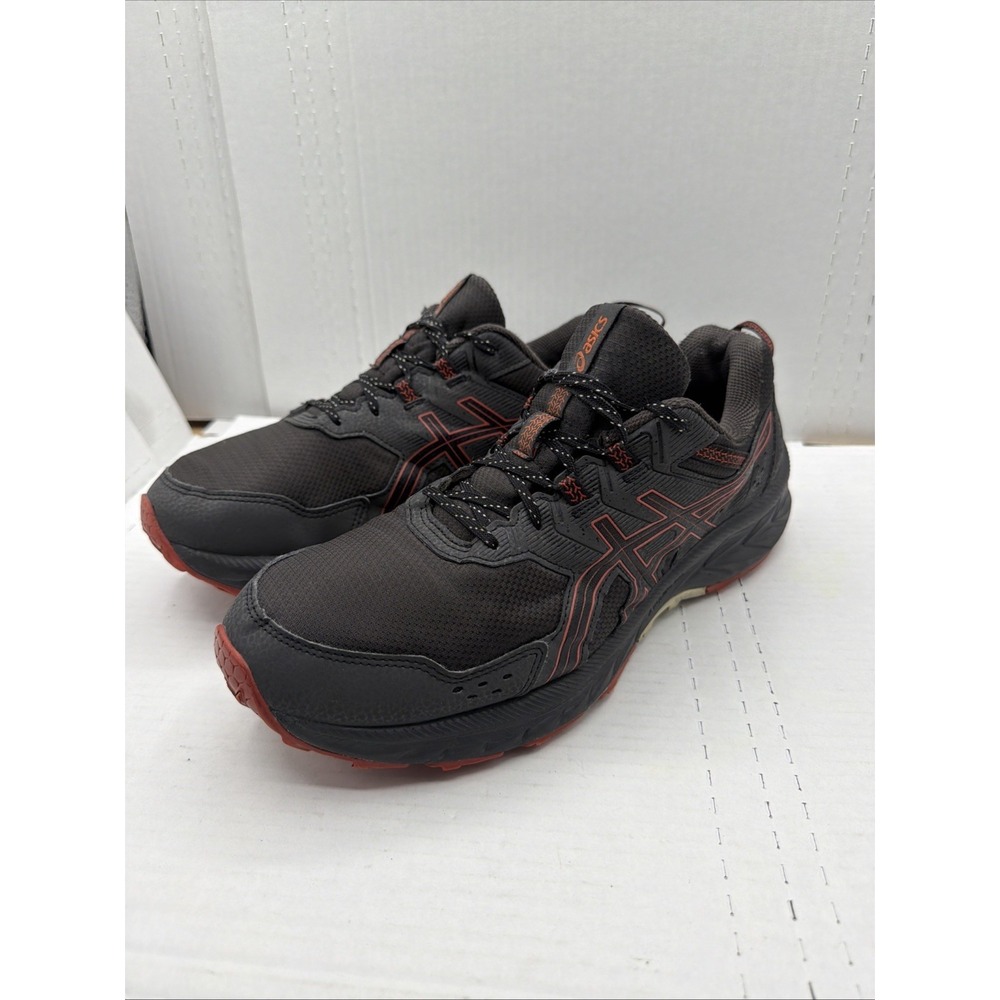 ASICS Gel-Venture 9 Waterproof Men's Size 11 1012B519-003 Black & Orange